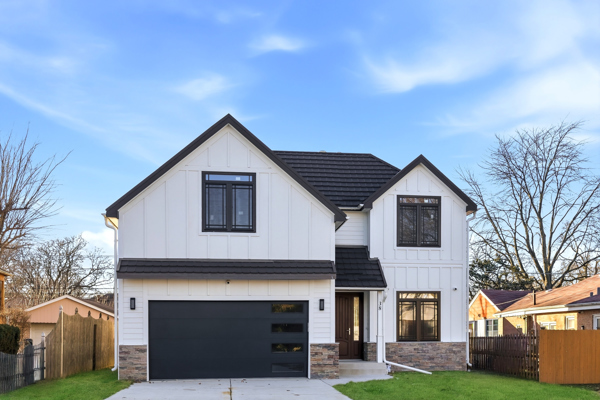 38 Washington Street Glenview, IL 60025 - Photo 1 of 27 a front view of a house with a garden and yard