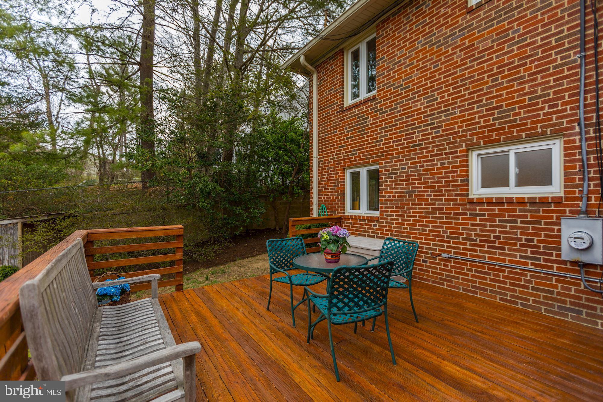 5308 Waneta Road Bethesda, MD 20816 - Photo 16 of 20 Lower level deck-wonderful for entertaining