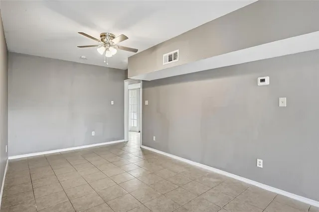 a view of an empty room