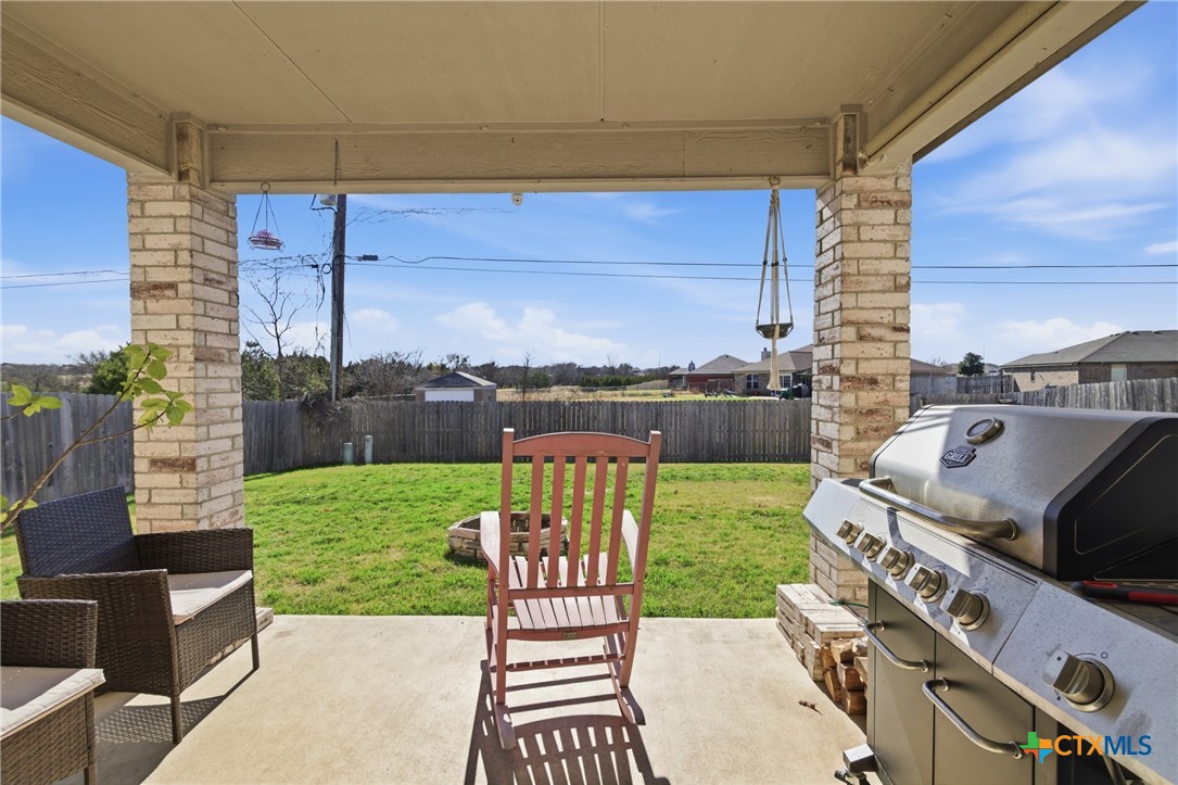3310 Bull Run Drive Killeen, TX 76549 - Photo 24 of 27 a view of a garden with furniture