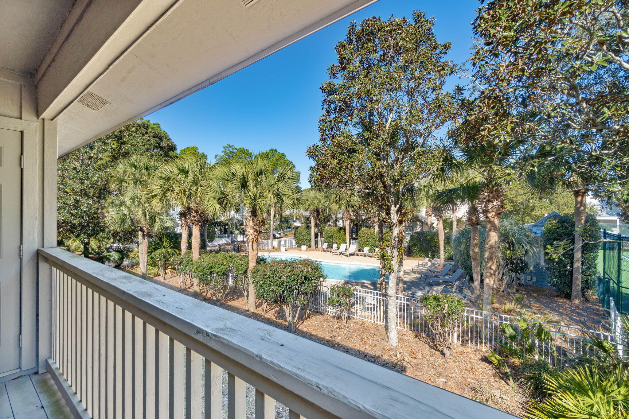 15 Cypress Street, Unit 268 Santa Rosa Beach, FL 32459 - Photo 30 of 44 a view of a garden from a balcony