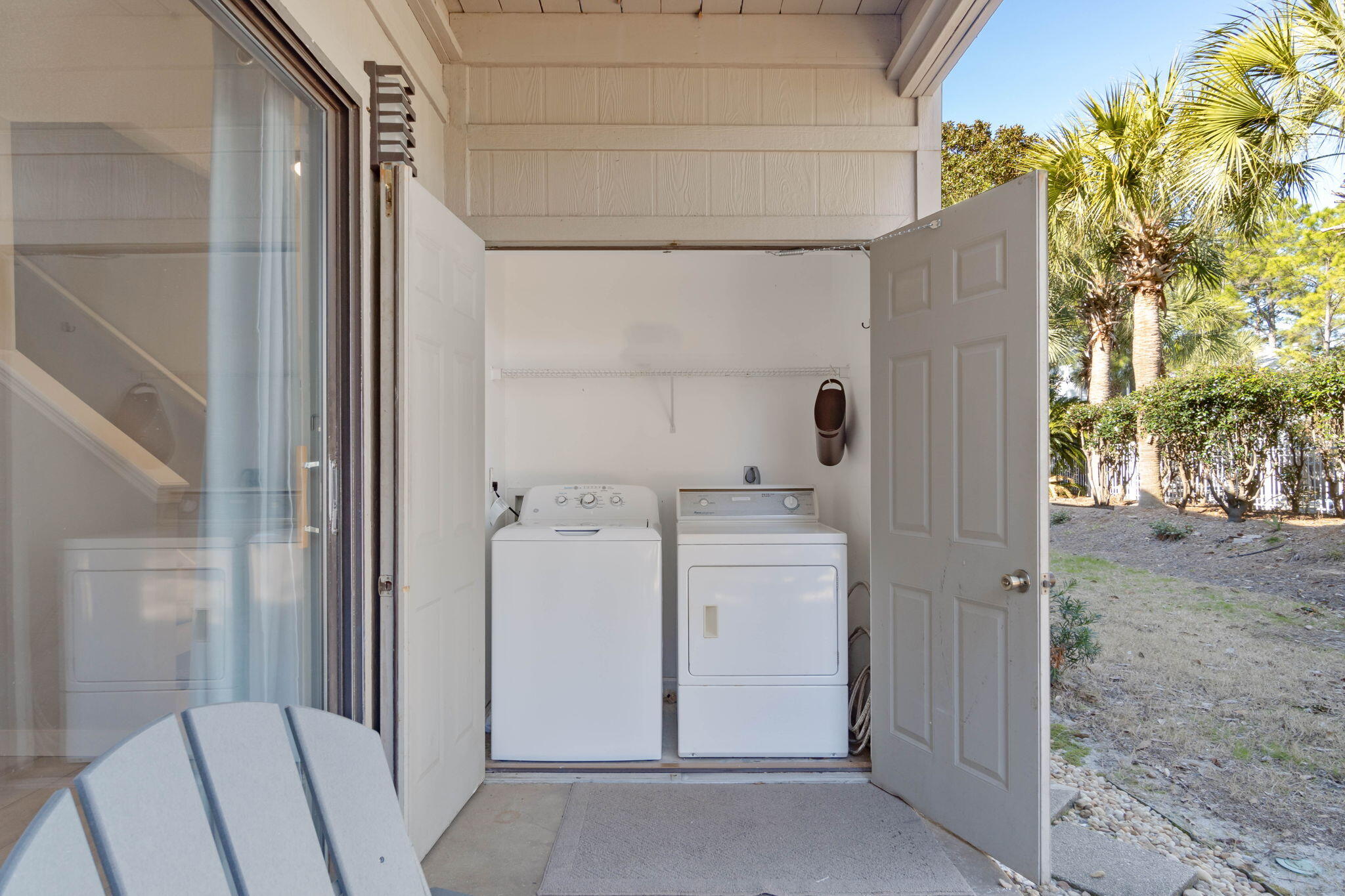 15 Cypress Street, Unit 268 Santa Rosa Beach, FL 32459 - Photo 33 of 44 a utility room with dryer and washer