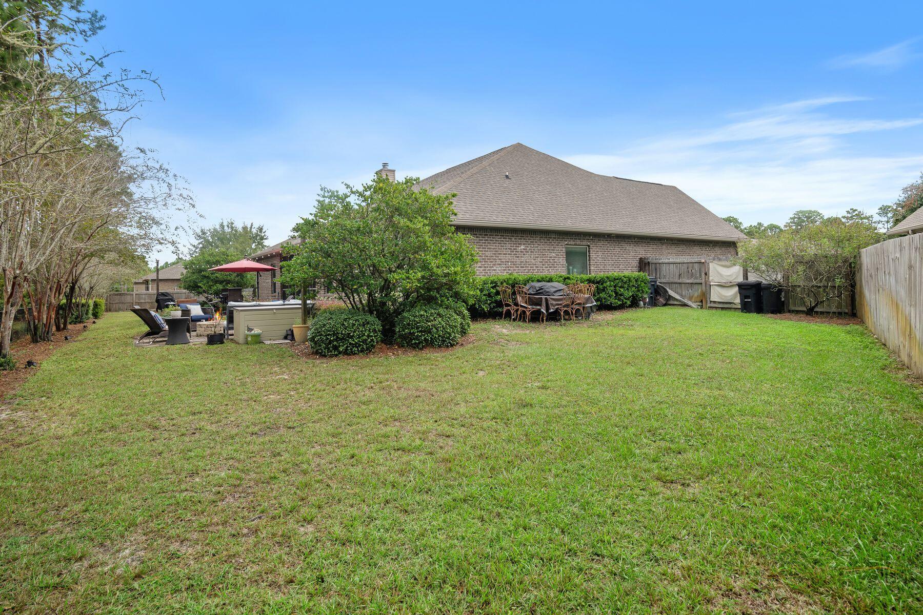 114 South Knightsbridge Court Santa Rosa Beach, FL 32459 - Photo 35 of 46 Large Backyard