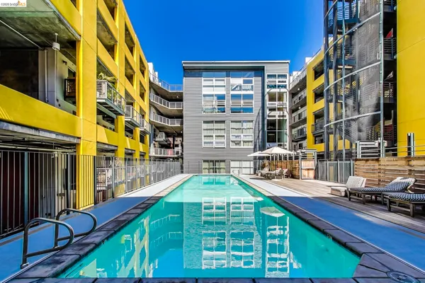 a outdoor space with furniture