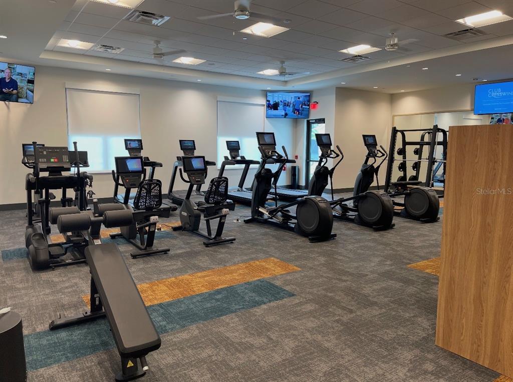 1599 Bellagio Loop Tavares, FL 32778 - Photo 66 of 75 a view of a room with gym equipment