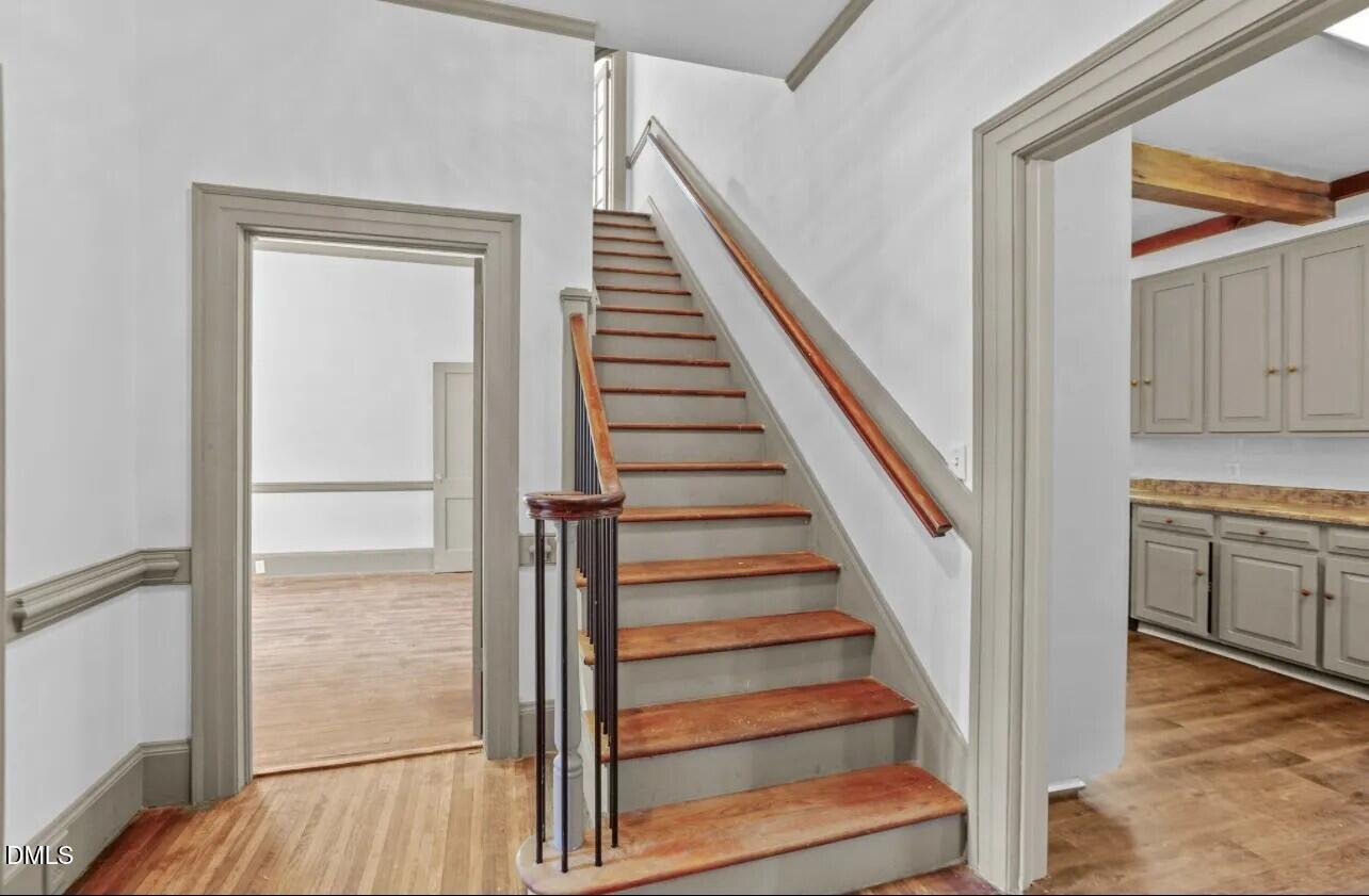 620 Falls Road Rocky Mount, NC 27804 - Photo 4 of 13 a view of entryway and hall with wooden floor