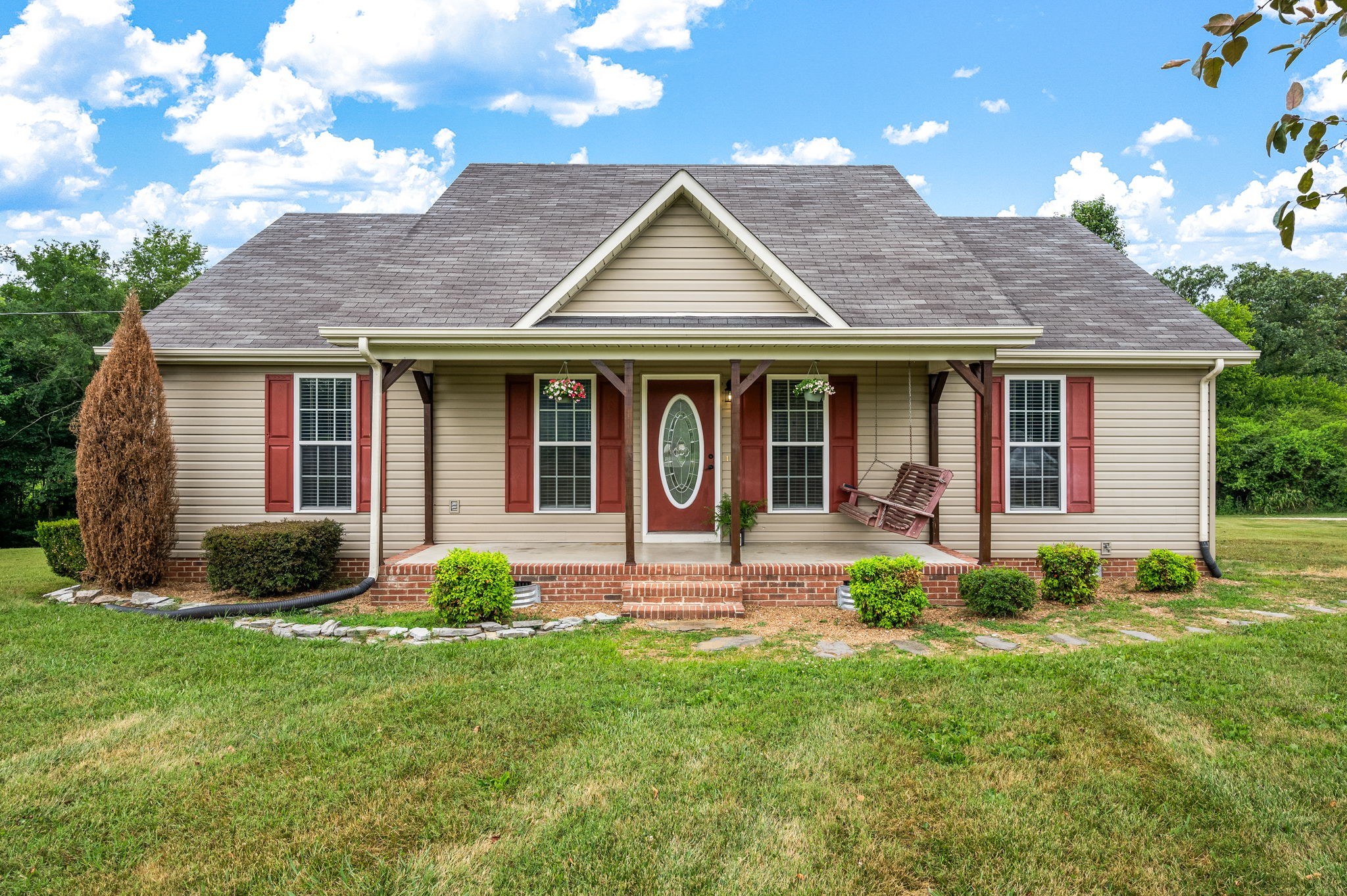 24 Shady Grove Cemetery Road Flintville, TN 37335 - Photo 3 of 40 a view of a house with a yard and plants
