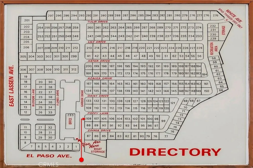 701 East Lassen Avenue, Unit 108 Chico, CA 95973 - Photo 48 of 48 Map from El Paso entrance.