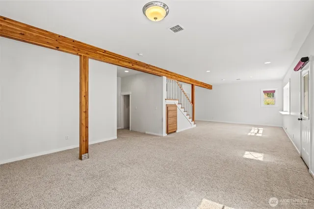 a view of empty room