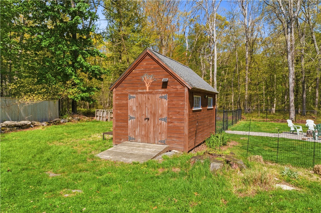 434 North Quidnessett Road North Kingstown, RI 02852 - Photo 33 of 33 Rear yard storage shed