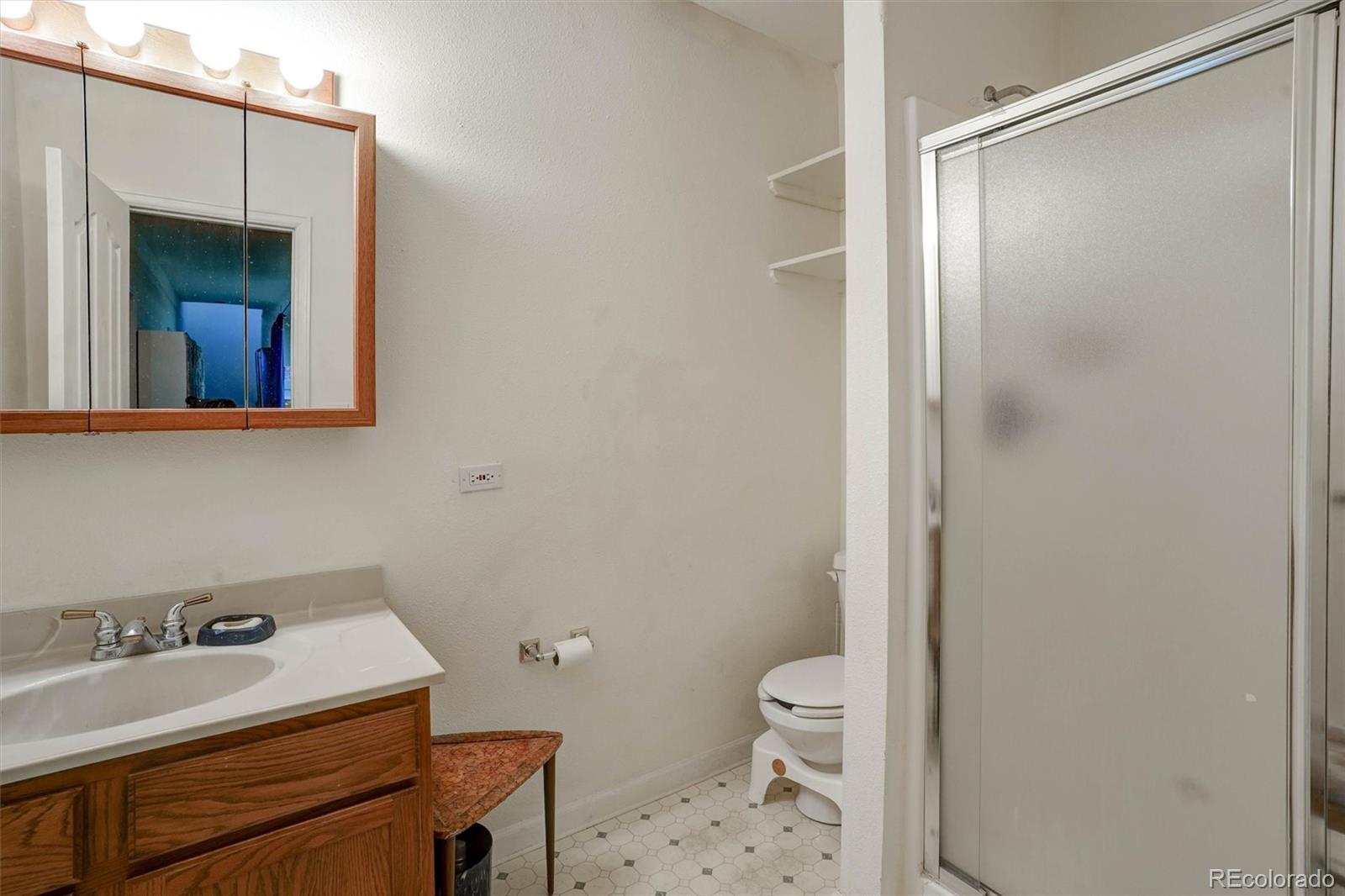 1206 Biddle Street Georgetown, CO 80444 - Photo 7 of 32 a bathroom with a sink a toilet and shower