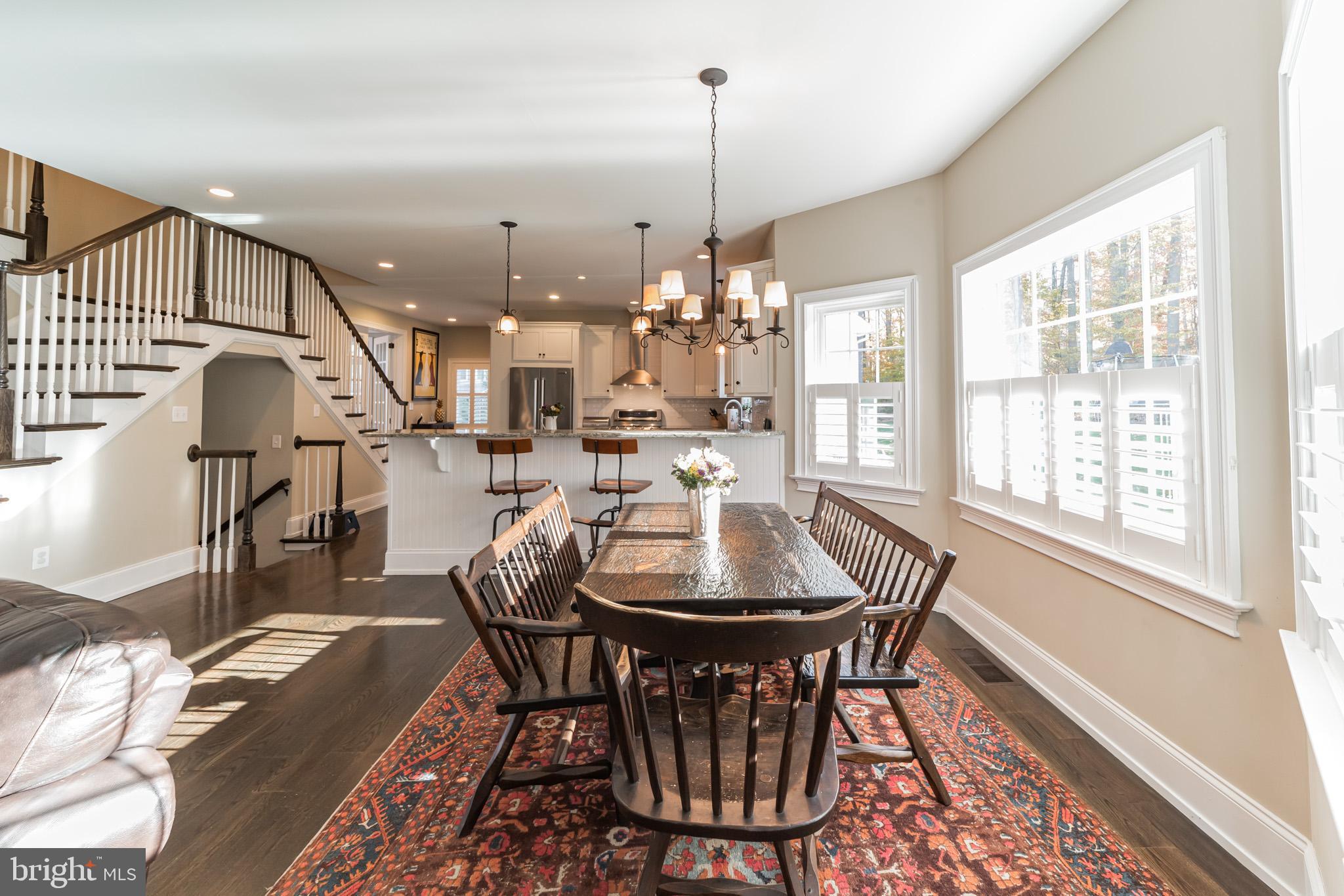 709 Grace Way Exton, PA 19341 - Photo 11 of 47 View From Fam Room of Breakfast Area and Kitchen