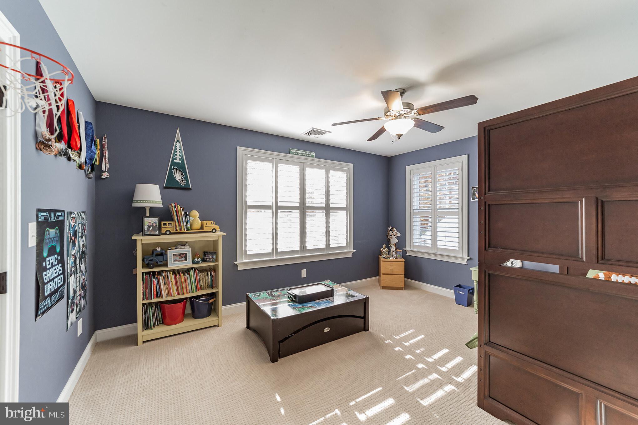 709 Grace Way Exton, PA 19341 - Photo 27 of 47 Bedroom #3 with Plantation Shutters
