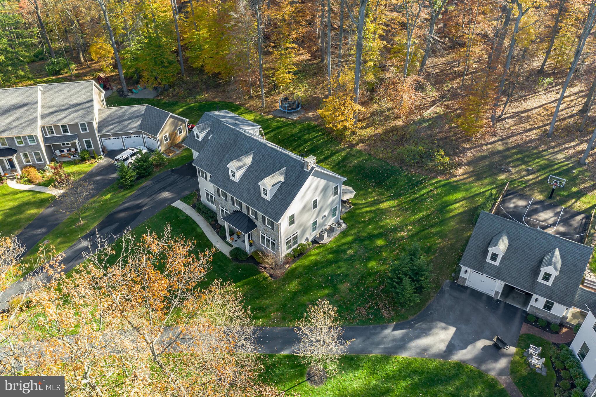 709 Grace Way Exton, PA 19341 - Photo 45 of 47 Rear Aerial View