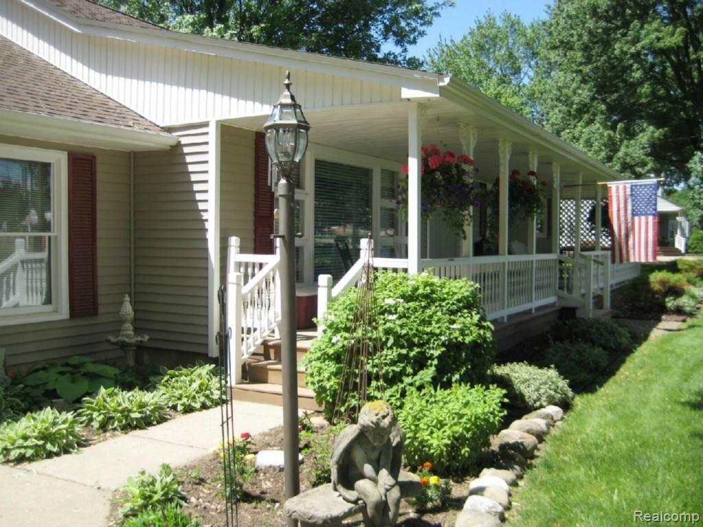 11054 36 Mile Road Romeo, MI 48065 - Photo 5 of 30 #5 Front Porch with Beautiful Landscape.jpg