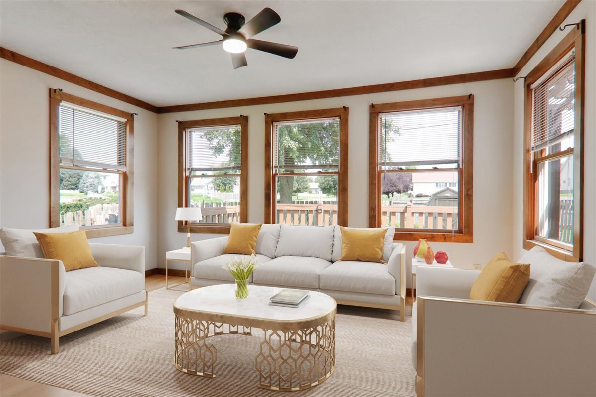 600 Carriage Hills Road, Unit A Normal, IL 61761 - Photo 6 of 19 a living room with furniture and a large window