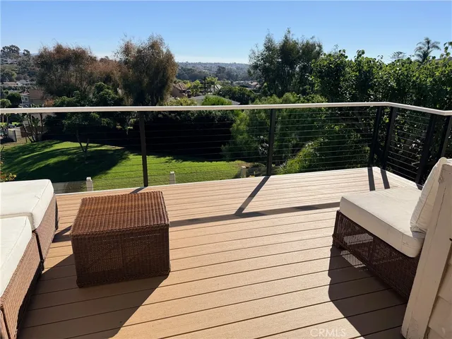 a view of outdoor space with seating