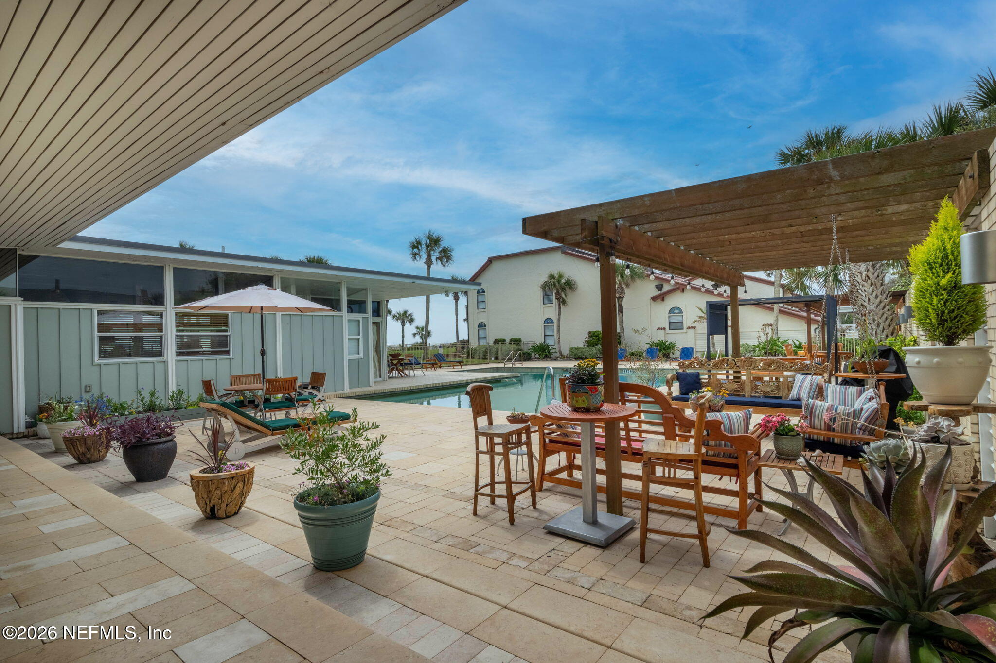 1 Unit C Pool view