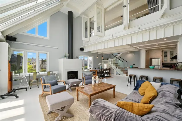 a kitchen with a stove and a cabinets