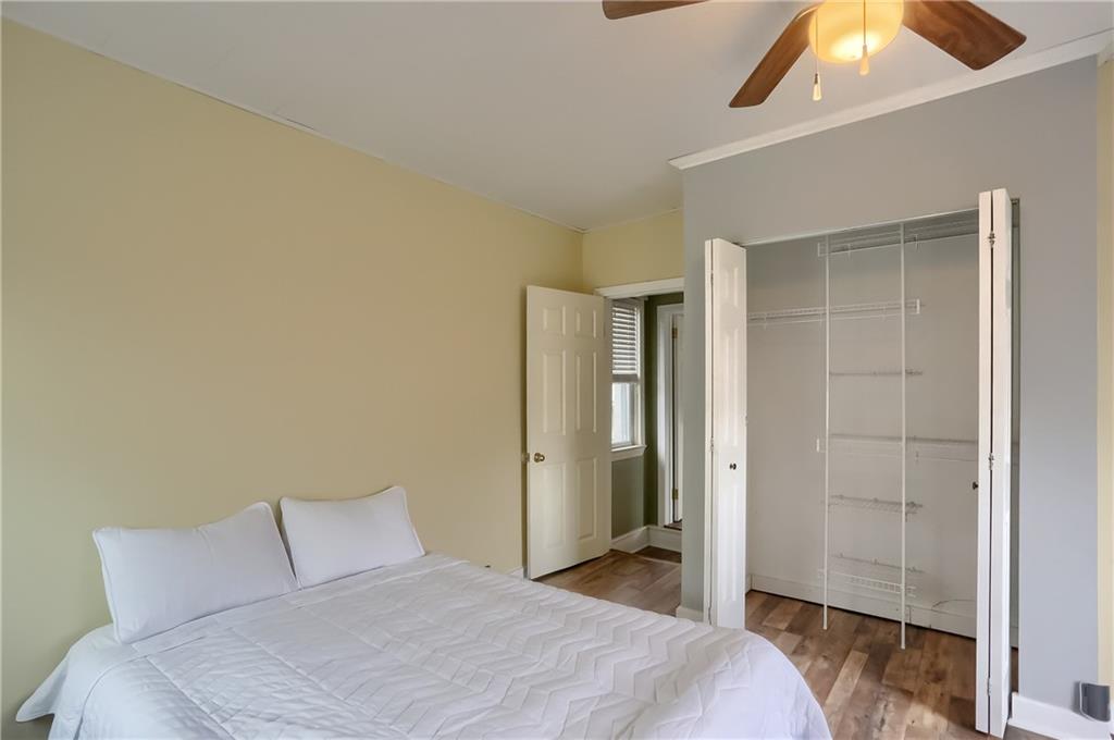 392 Reno Street Rochester, PA 15074 - Photo 21 of 41 a bedroom with a bed and a closet