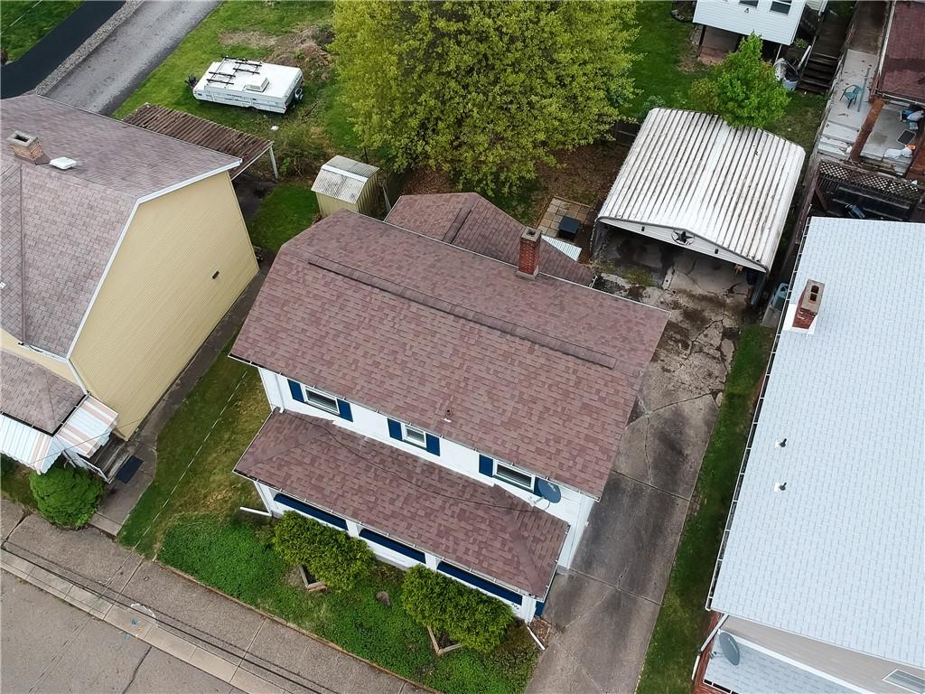 392 Reno Street Rochester, PA 15074 - Photo 38 of 41 an aerial view of a house with garden space and street view