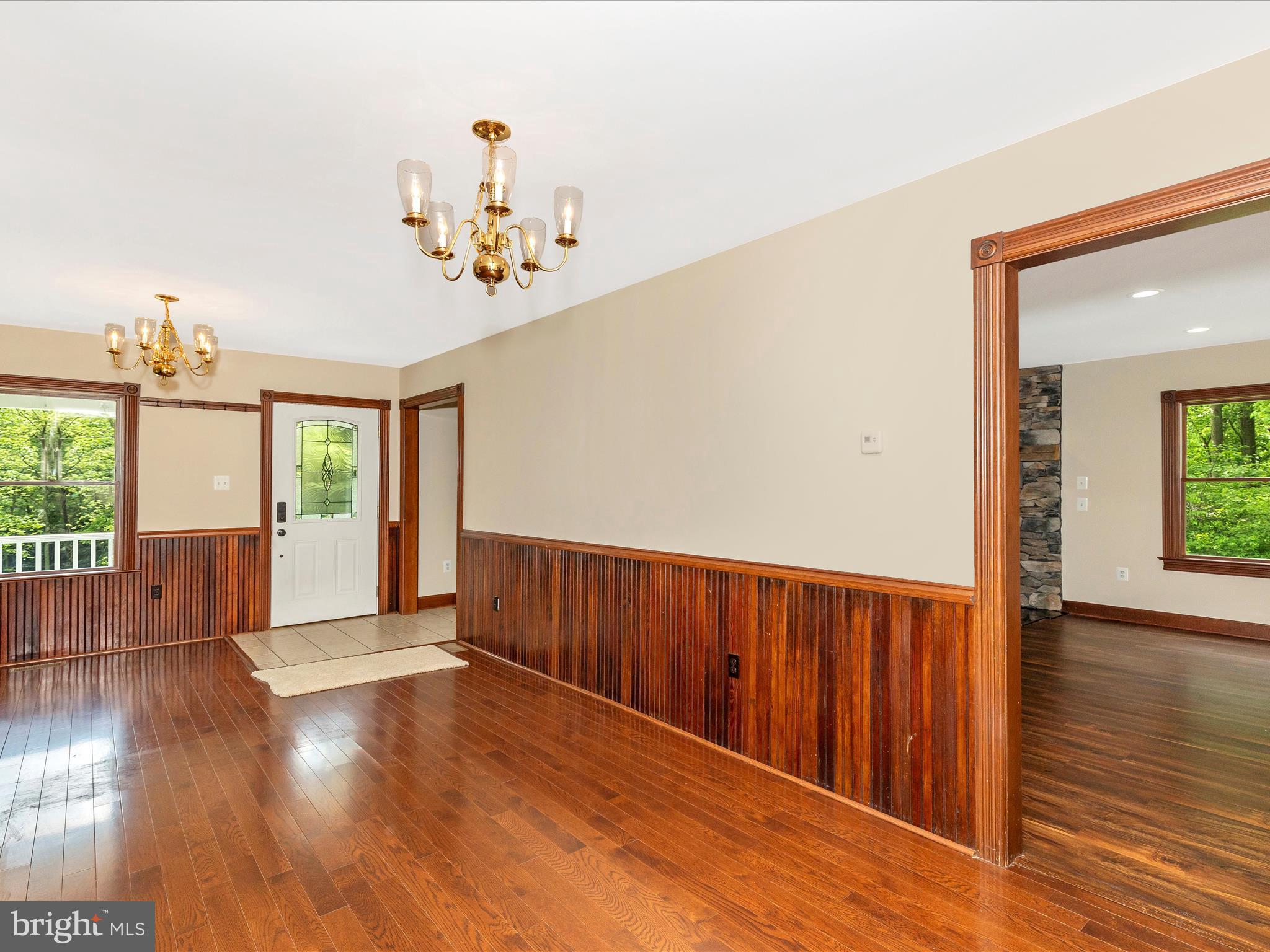 10433 Grindstone Run Road Myersville, MD 21773 - Photo 11 of 42 wooden floor in an empty room with a window