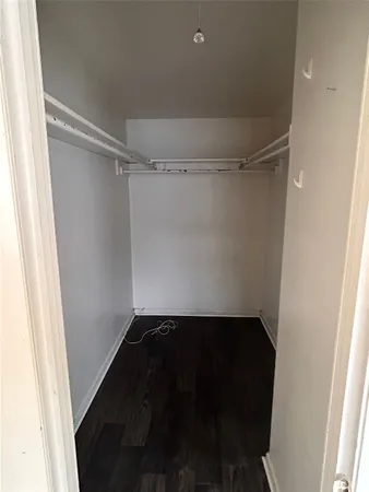 a view of a walk in closet