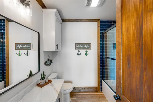 a room with storage and utility