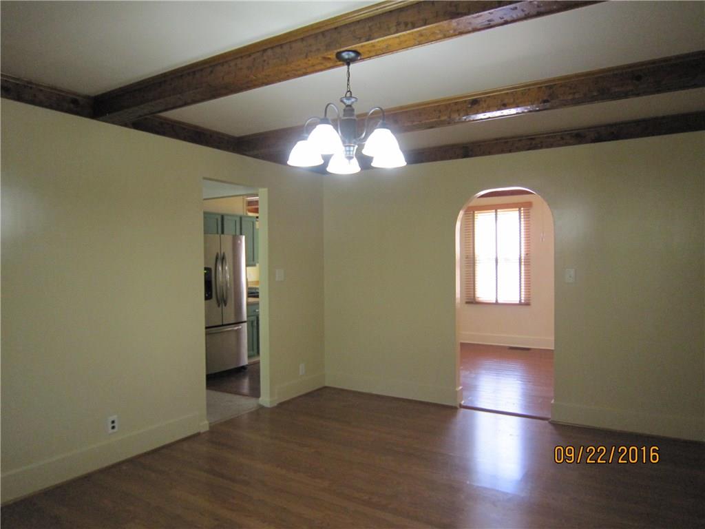 276 Mountain Road Uniontown, PA 15401 - Photo 13 of 25 DINING ROOM-WOOD BEAMS
