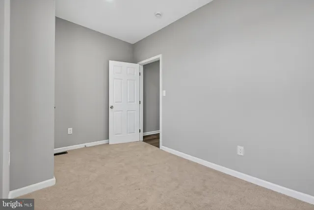 a view of an empty room