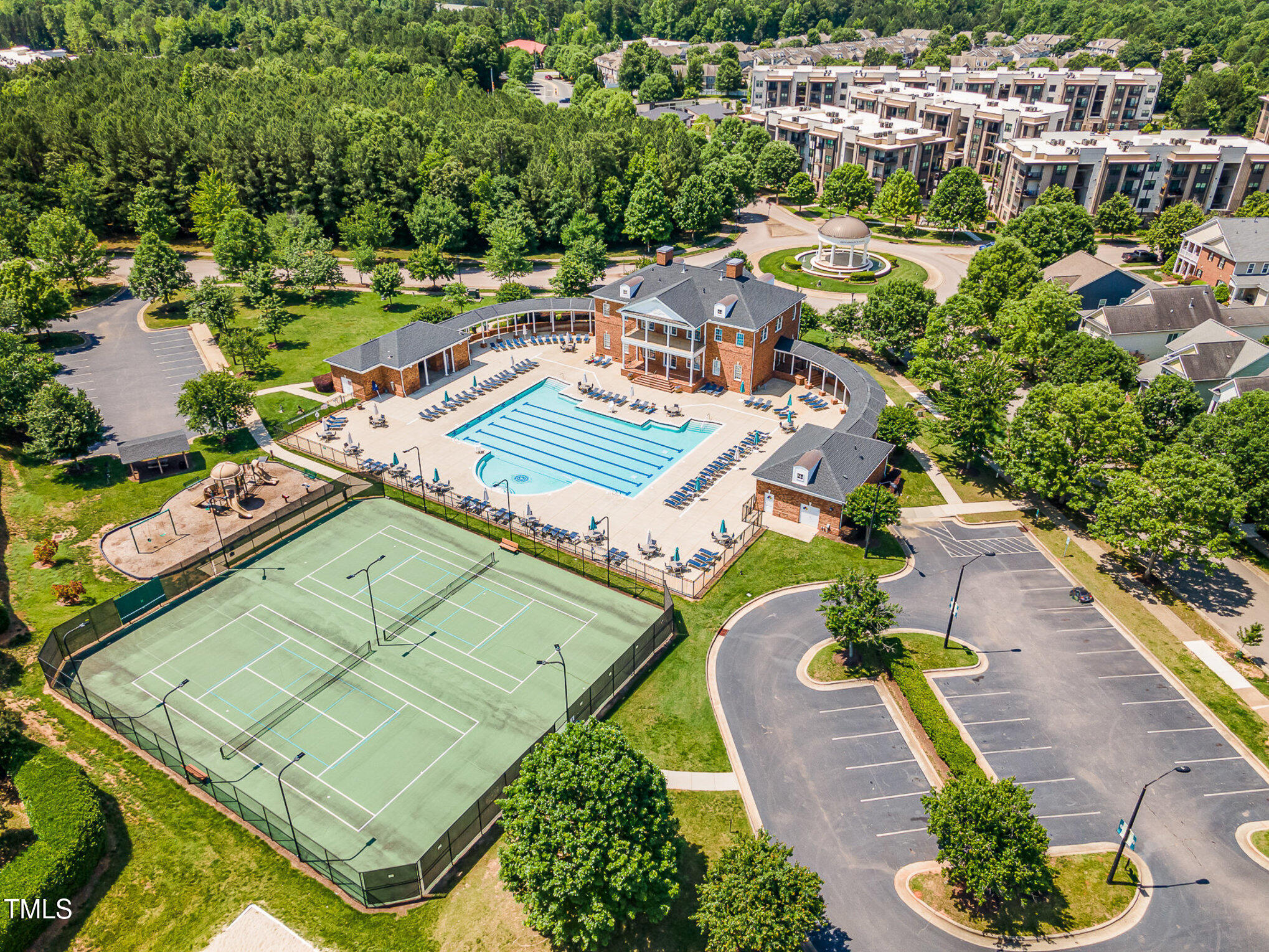1304 Revolution Circle Raleigh, NC 27603 - Photo 14 of 17 an aerial view of a house with a garden