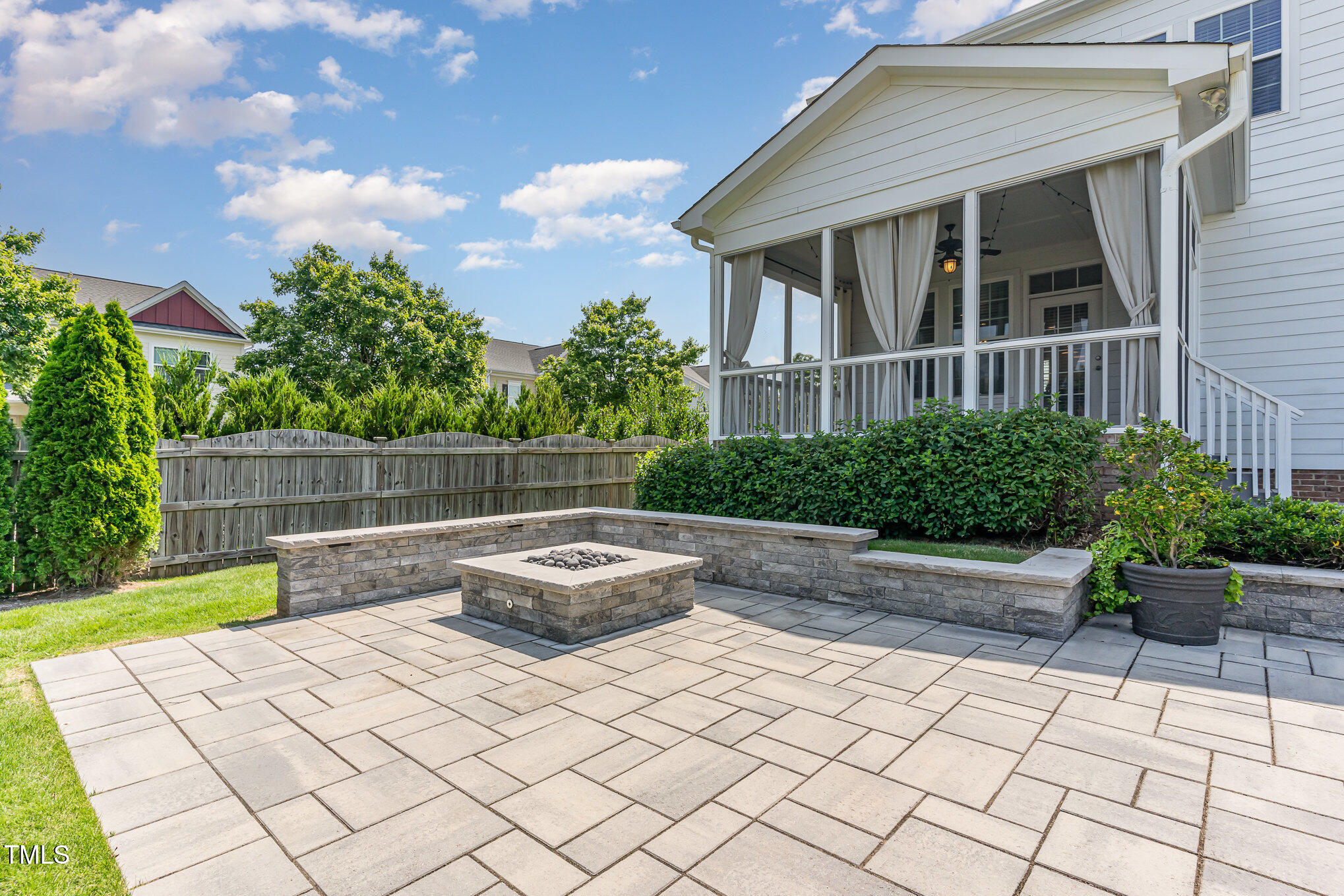 1304 Revolution Circle Raleigh, NC 27603 - Photo 8 of 17 a backyard of a house with seating space
