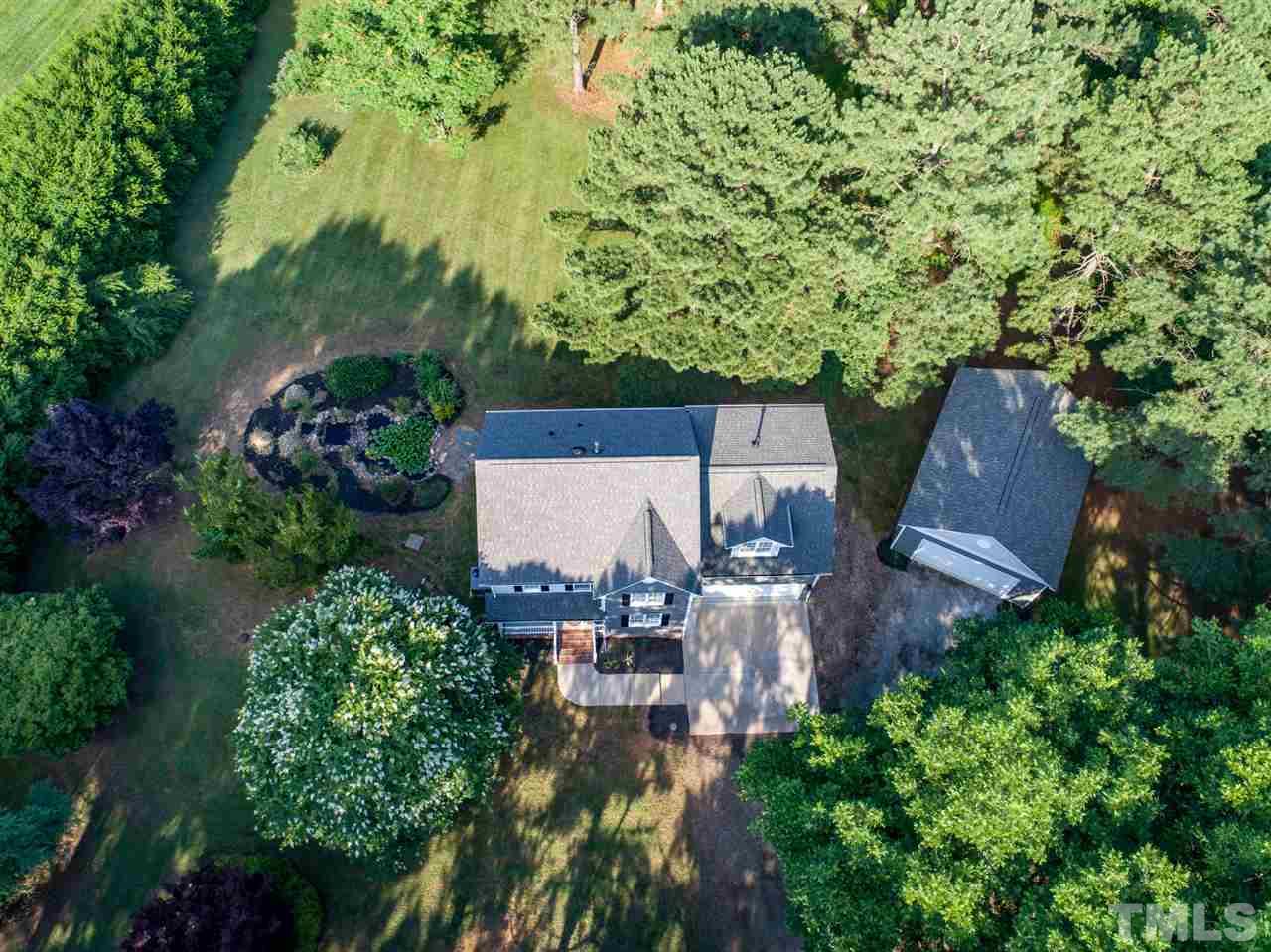 11508 John Allen Road Raleigh, NC 27614 - Photo 1 of 25 an aerial view of a house with garden space and street view