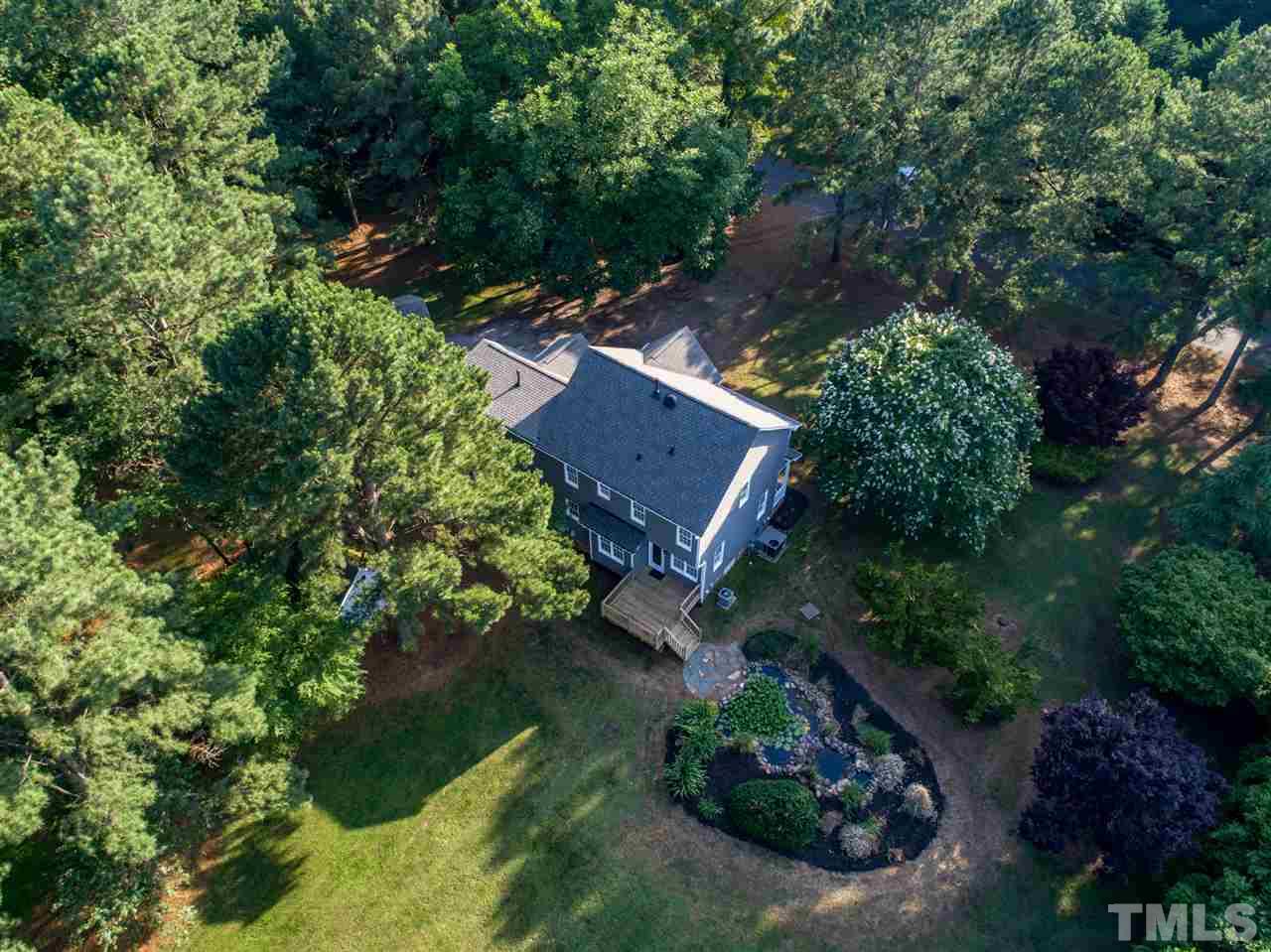 11508 John Allen Road Raleigh, NC 27614 - Photo 19 of 25 an aerial view of a house with a garden