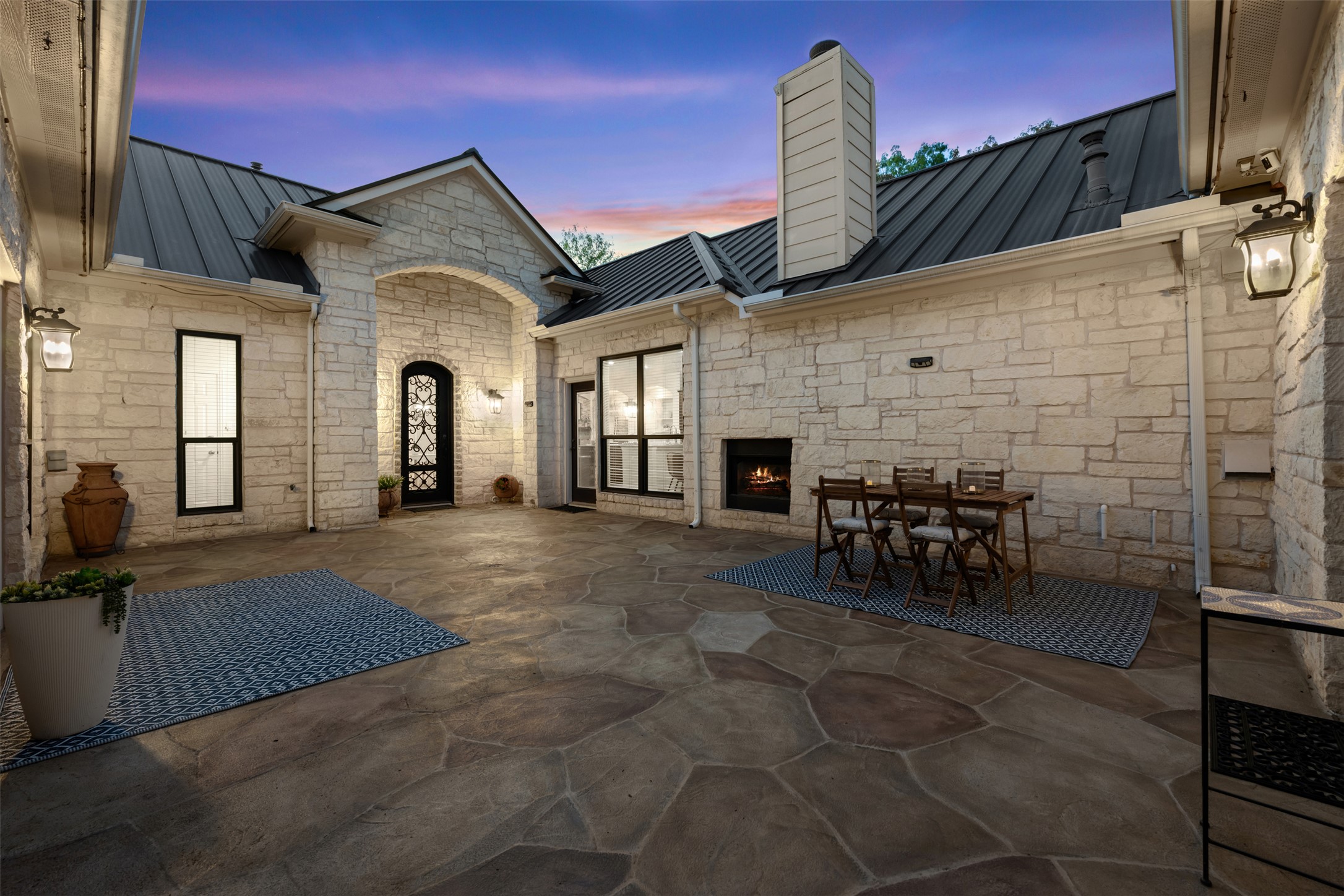 181 Whitney Run Buda, TX 78610 - Photo 40 of 40 Terrific, open floorplan built around elegant center courtyard.