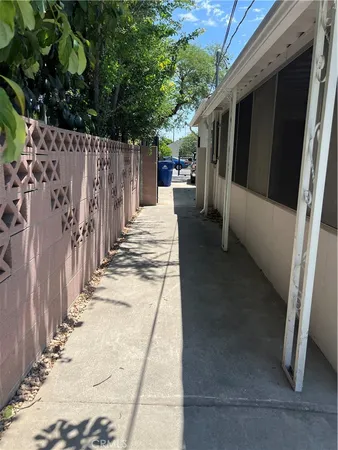 a view of a house with a hallway
