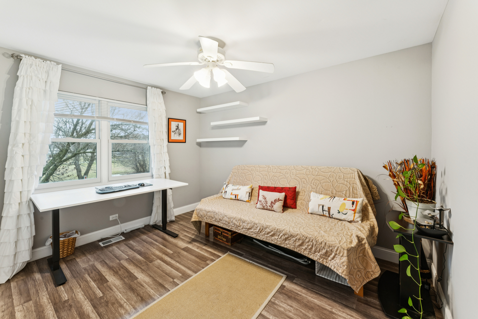 159 West Hamilton Drive Palatine, IL 60067 - Photo 17 of 24 a bedroom with furniture and a window