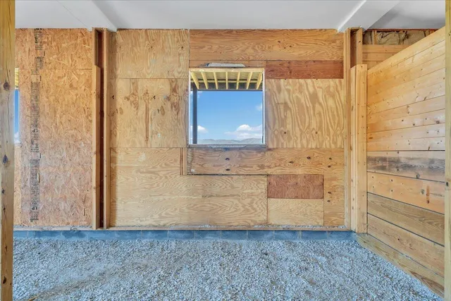 a view of a lake with a mountain in the background