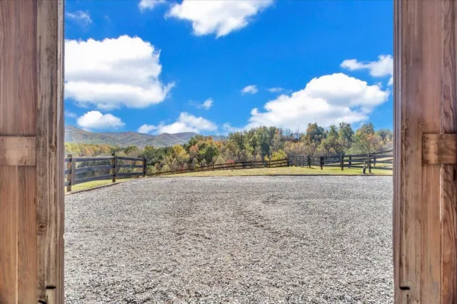 a view of outdoor space and mountain view