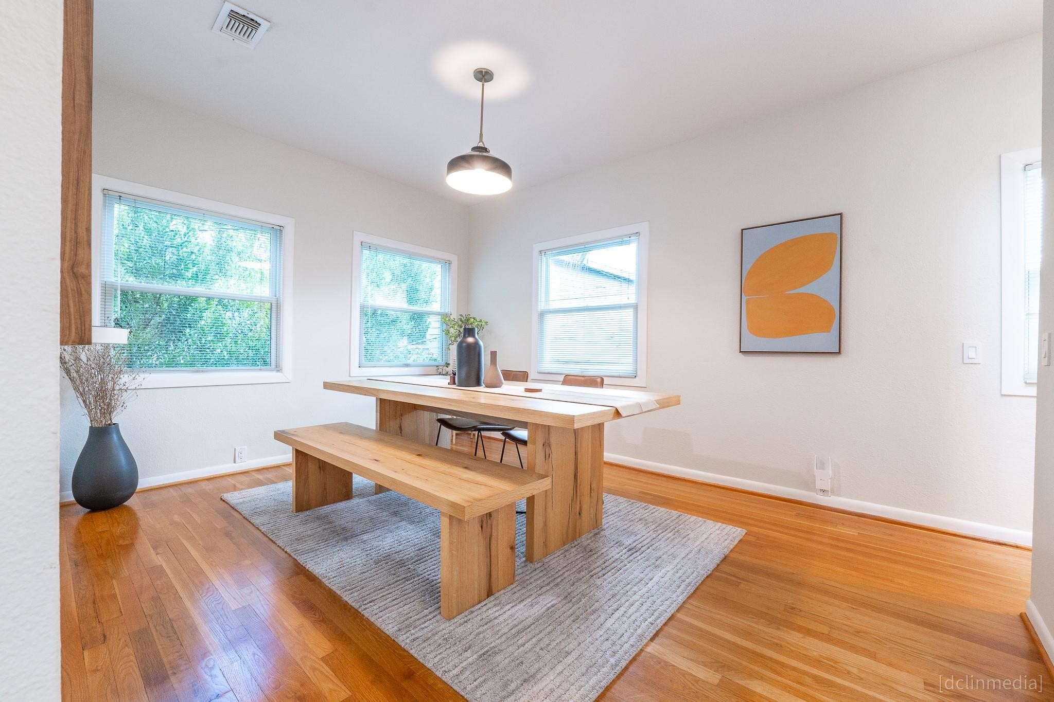 2002 Norfolk Street, Unit A Houston, TX 77098 - Photo 10 of 35 a room with wooden floor and window