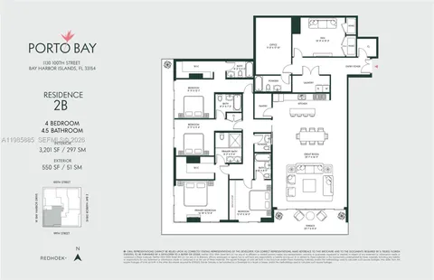 $3,075,000 | 1130 100th Street, Unit 2B, Bay Harbor Islands, FL 33154