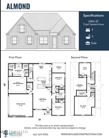 $413,900 | 7712 John Elliott Lane, Hernando, MS 38632