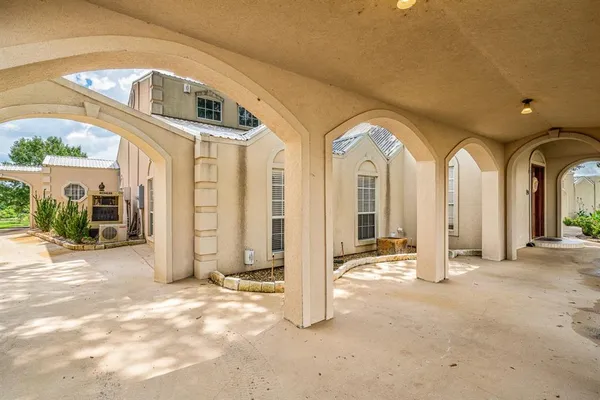 a view of a house with a porch