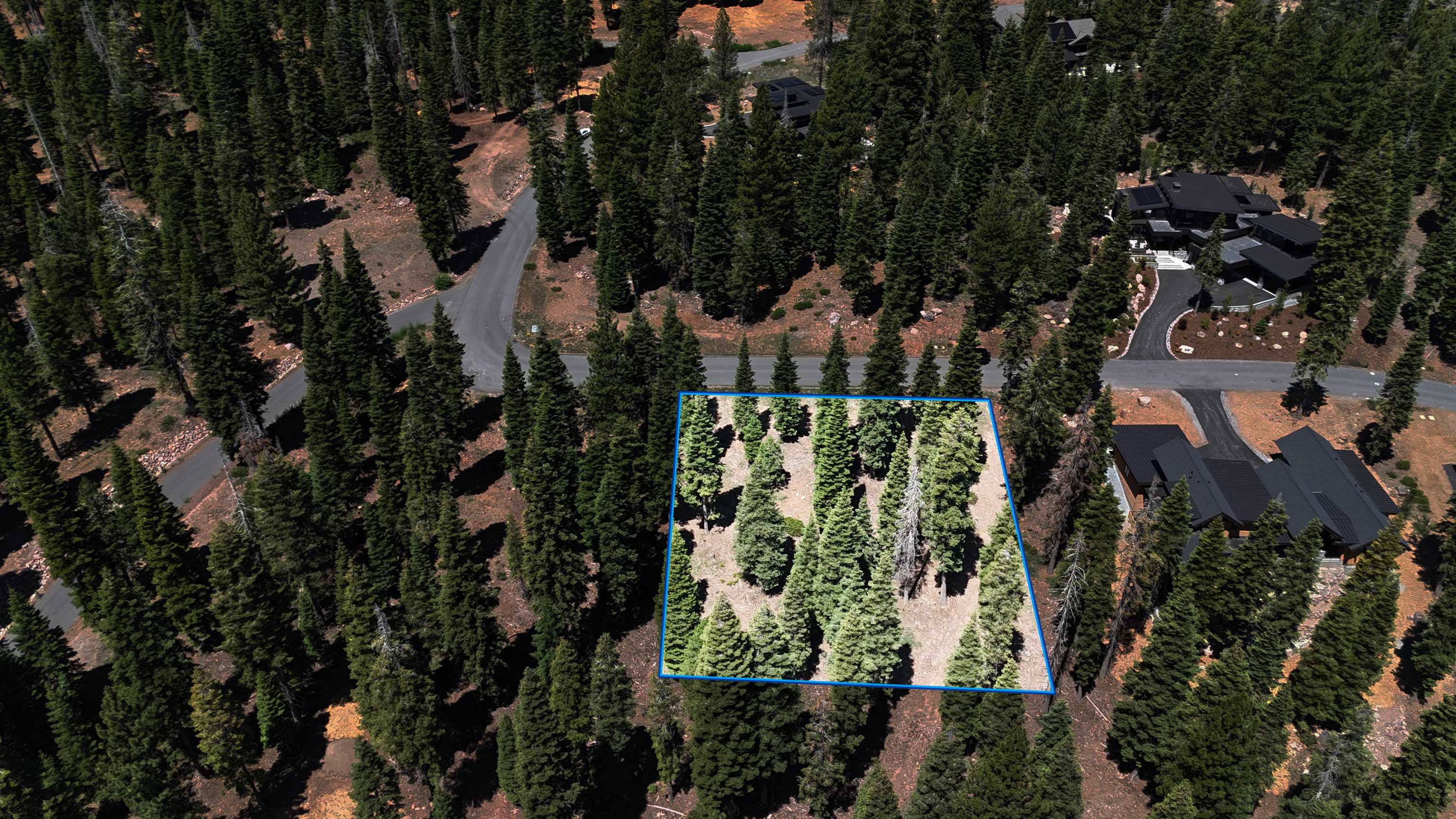 9188 Tarn Circle Truckee, CA 96161 - Photo 4 of 15 an aerial view of residential houses with outdoor space
