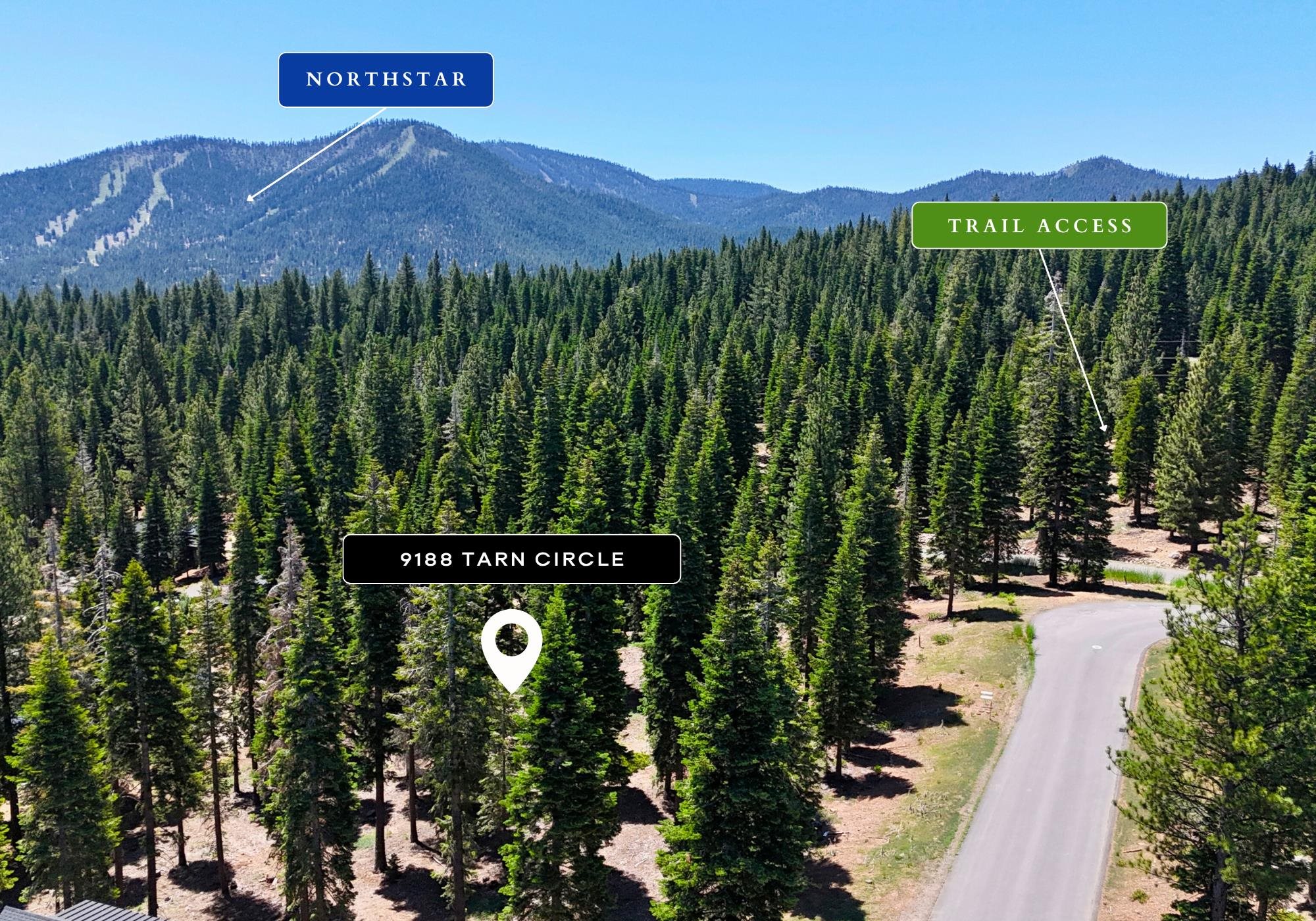 9188 Tarn Circle Truckee, CA 96161 - Photo 6 of 13 a view of a sign in a yard