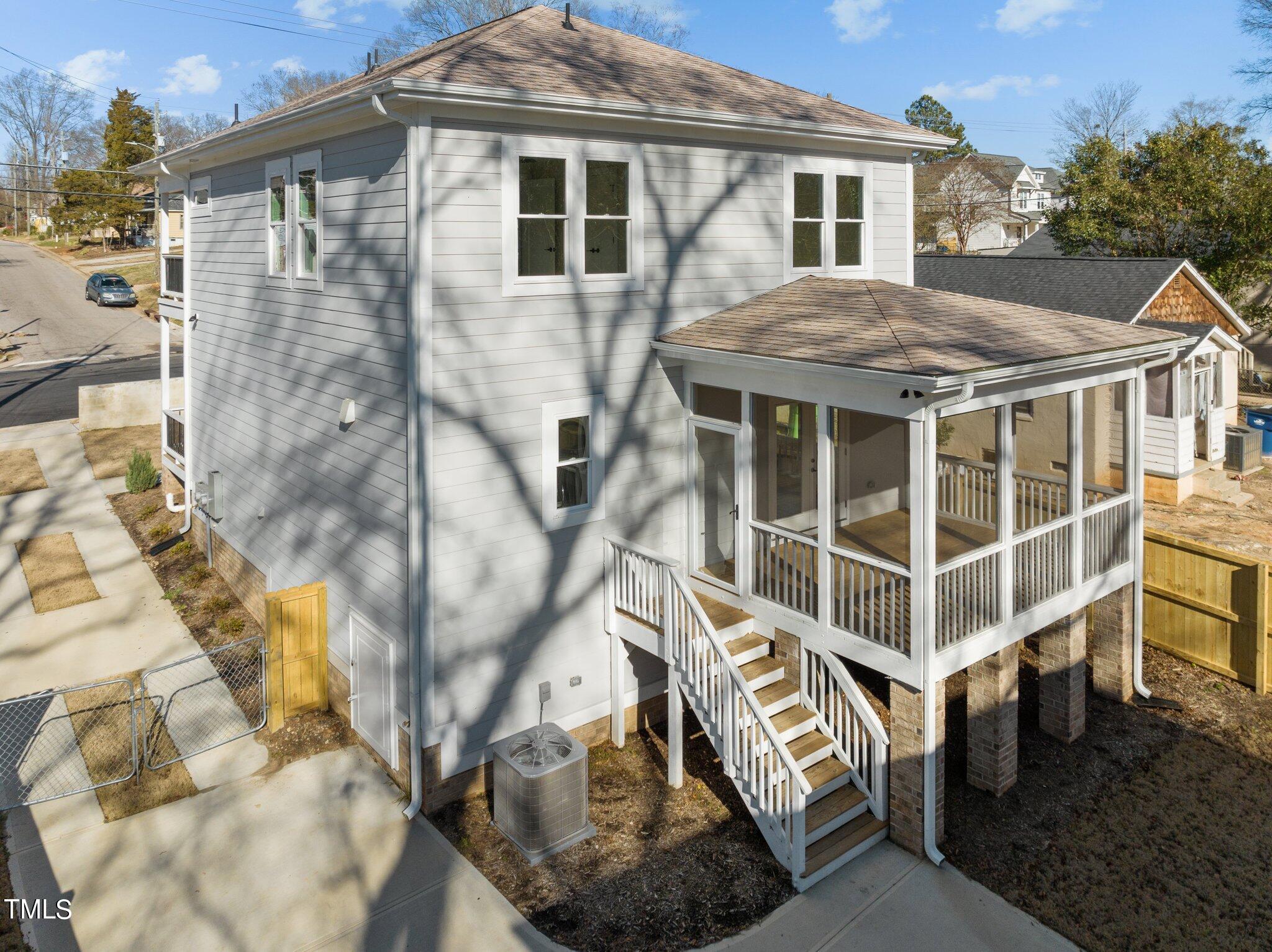 600 Bragg Street Raleigh, NC 27610 - Photo 4 of 68 Ext. Rear + Screen Porch