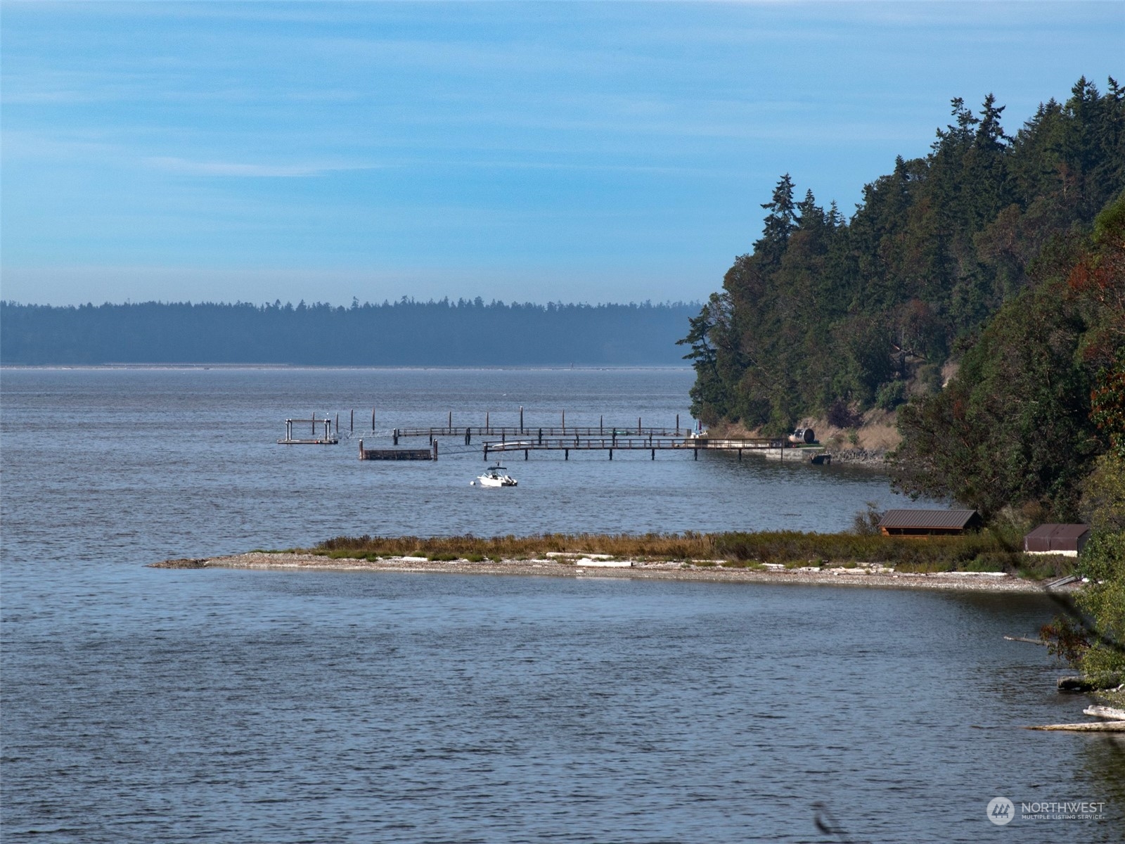 795 East Sequim Bay Road Sequim, WA 98382 - Photo 25 of 36 a view of a lake with outdoor space