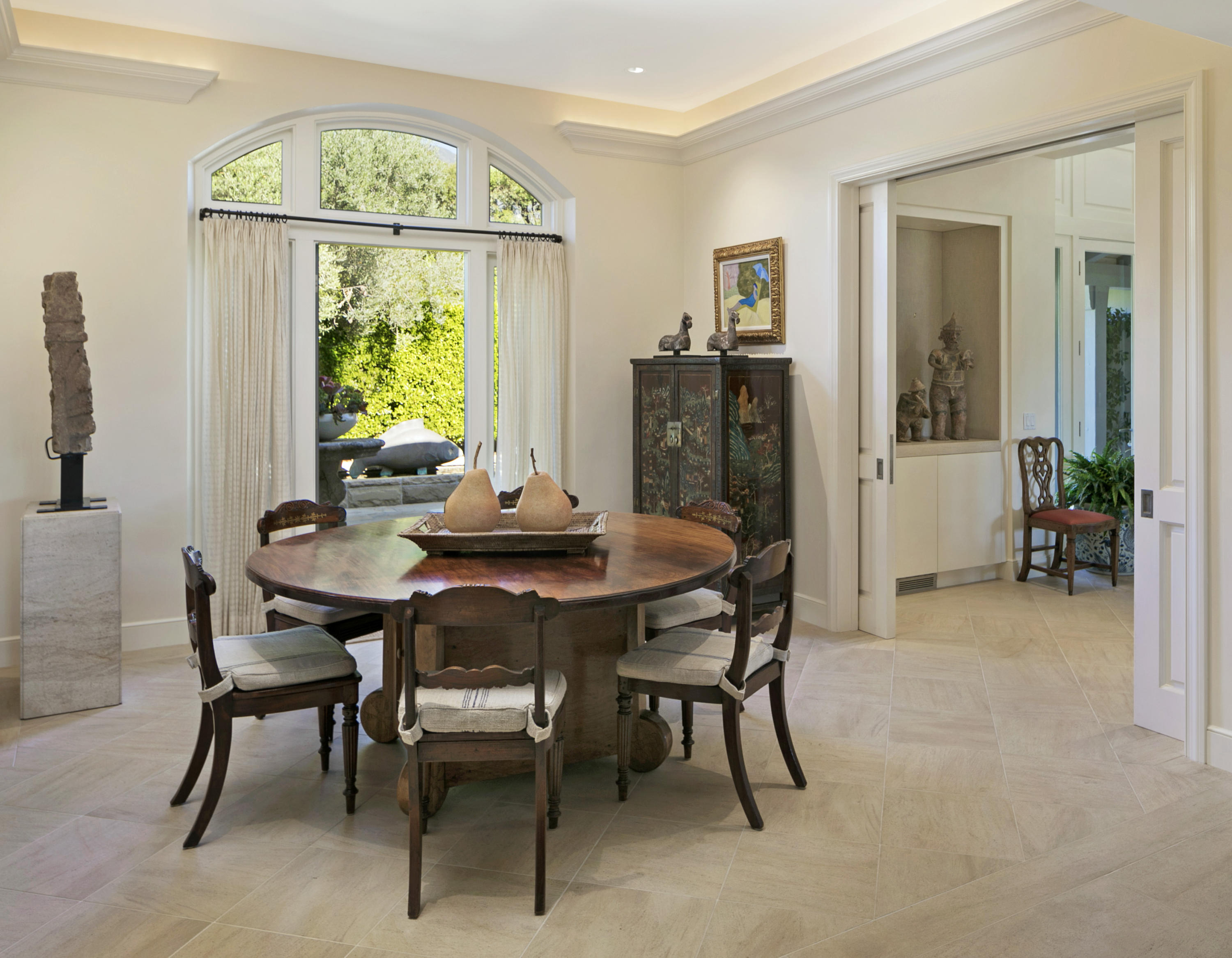 2159 Boundary Drive Montecito, CA 93108 - Photo 13 of 14 a view of a dining room with furniture window and outside view