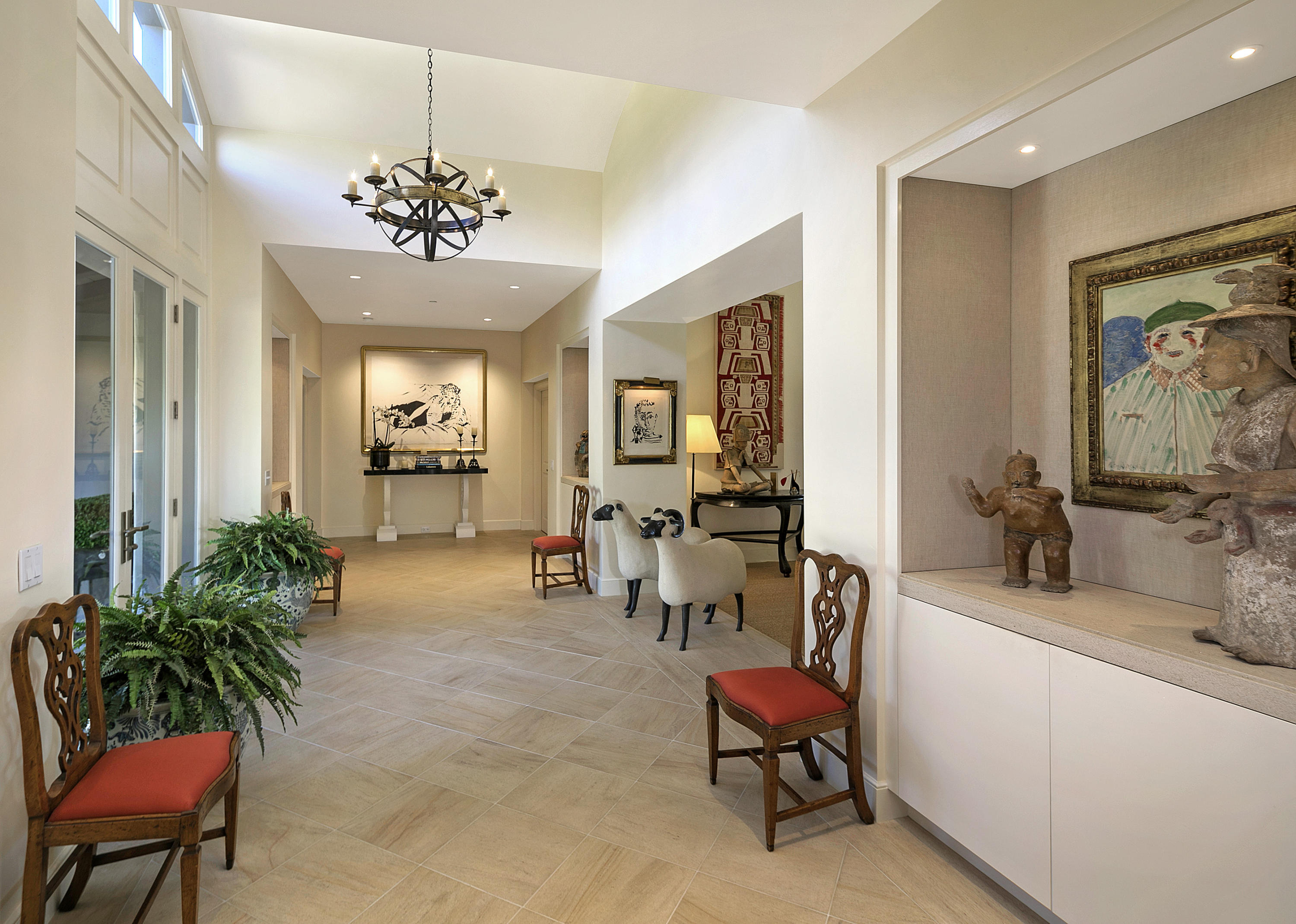 2159 Boundary Drive Montecito, CA 93108 - Photo 14 of 14 a living room with furniture chandelier and a window