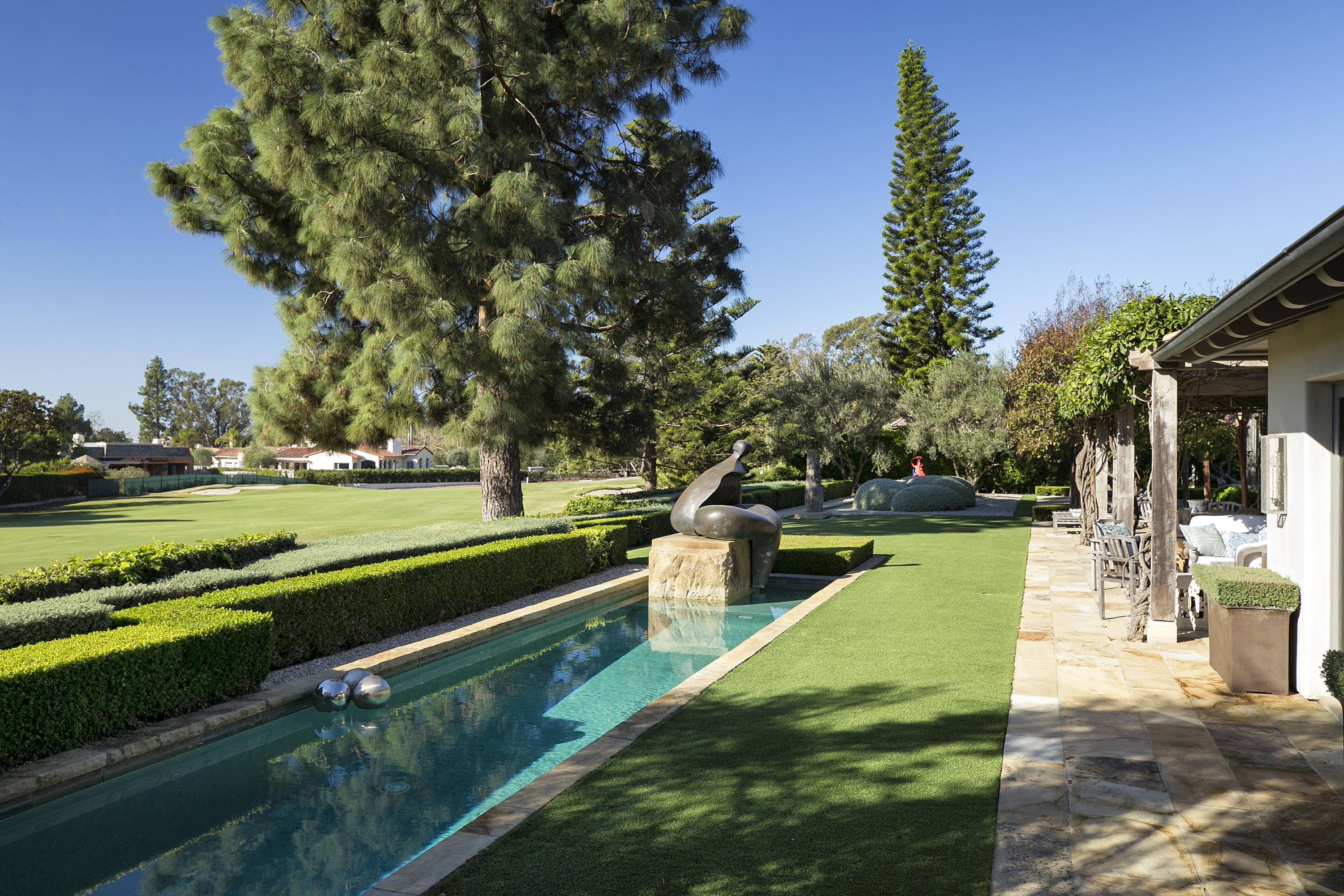 2159 Boundary Drive Montecito, CA 93108 - Photo 3 of 14 a view of a swimming pool with a patio